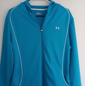 Womens Under Armour Teal Full-Zip Jacket